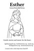 Thumbnail Queen Esther from the Bible children coloring page Thumbnail Queen Esther from the Bible children coloring page