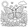 Thumbnail From the Garden of Eden ColorPsgrvSeries. Butterfly 