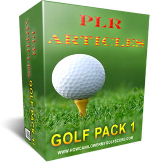Product picture PLR Articles Golf Pack 1