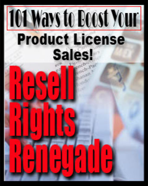Product picture Resell Rights Renegade