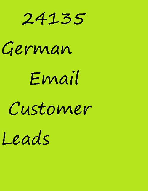Product picture 24135 German Customer Email Leads