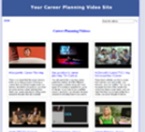 Product picture Career Planning Video Site Builder MRR/Giveaway Rights