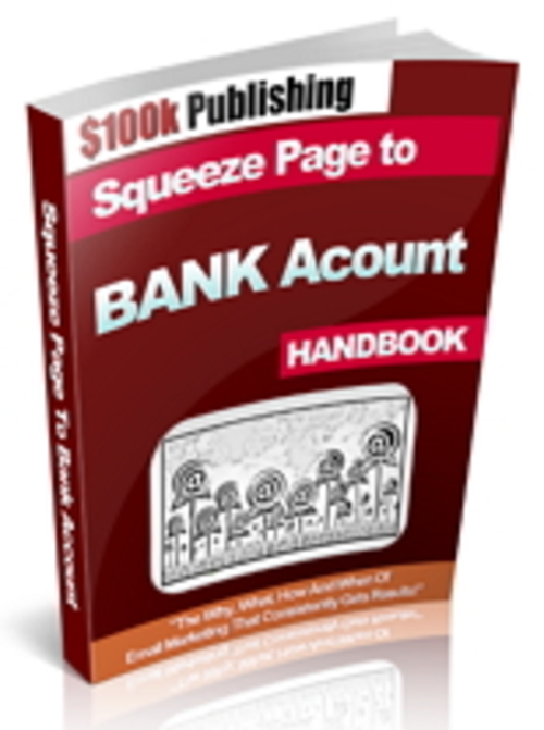 Product picture Squeeze Page To Bank Account