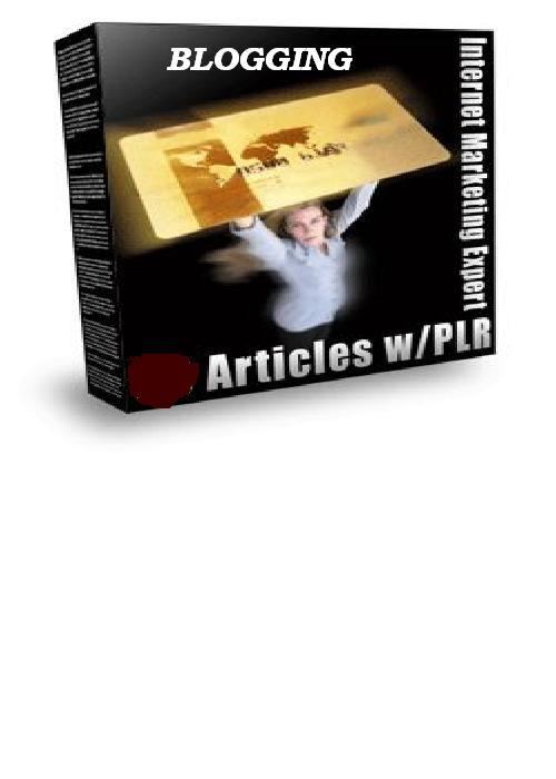 Product picture Plr Blogging Articles