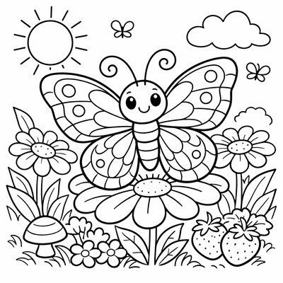 Product picture From the Garden of Eden ColorPsgrvSeries. Butterfly 