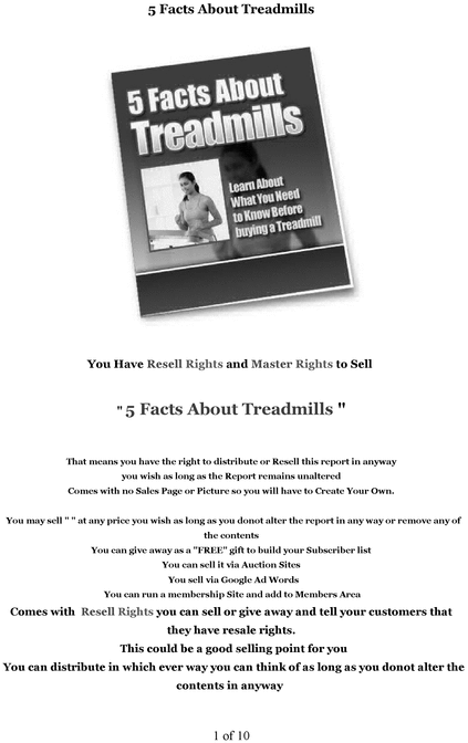 Product picture 5 Facts About Treadmills